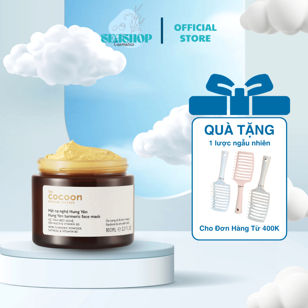 Mặt Nạ Nghệ Hưng Yên Cocoon - Turmeric Face Mask