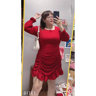 ĐẦM THUN NHÚN BODY BIG SIZE SIÊU HACK DÁNG