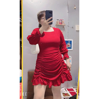 ĐẦM THUN NHÚN BODY BIG SIZE SIÊU HACK DÁNG