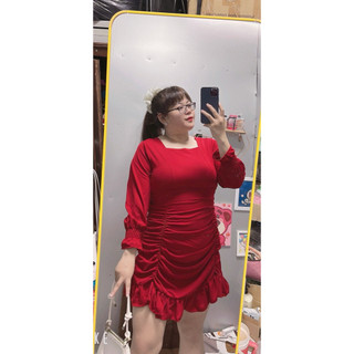 ĐẦM THUN NHÚN BODY BIG SIZE SIÊU HACK DÁNG