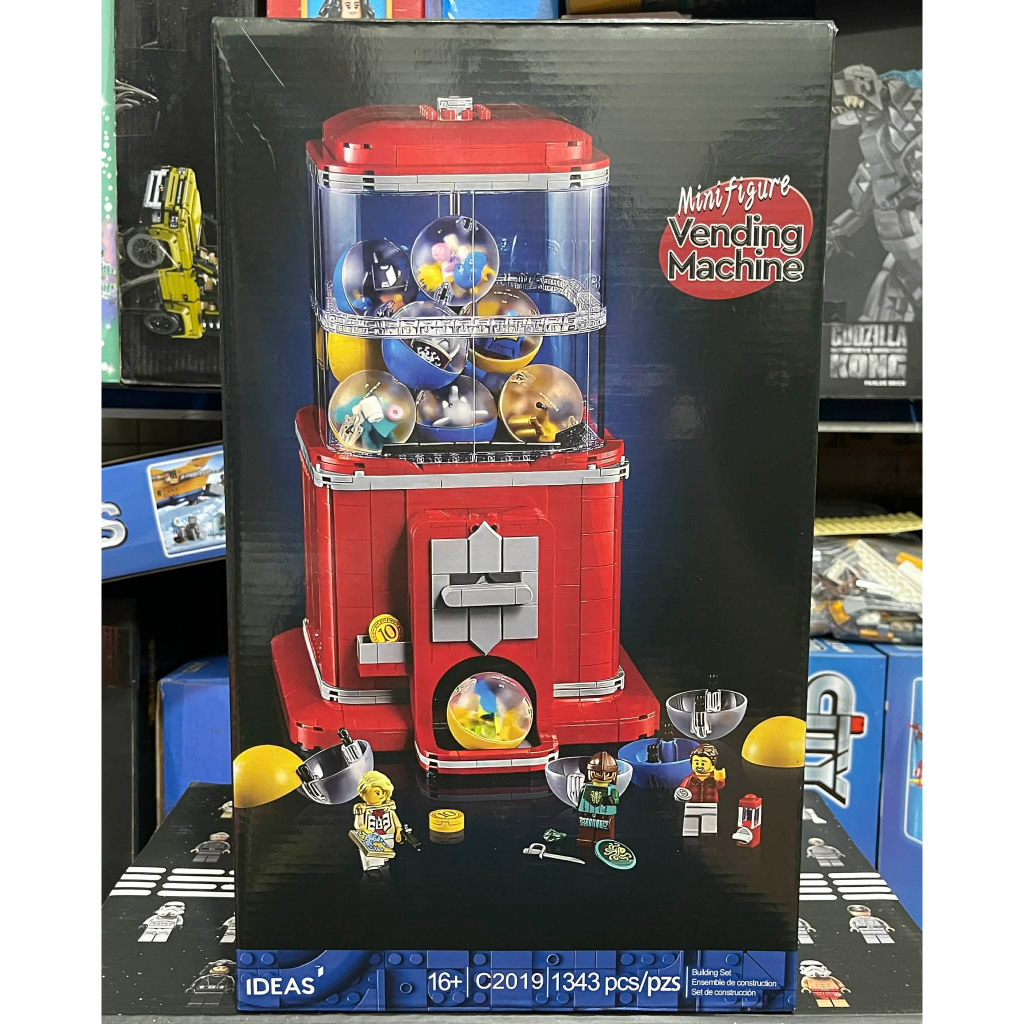 ( Hàng order ) Xếp Hình 21358 C0219 Máy Bỏ Đồng Xu Rơi Bóng Tự Động 16 Nhân Vật 1343 Mảnh