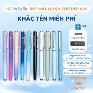 Bút luyện chữ đẹp Hồn Chữ Việt N02, ngòi lá tre mềm dễ dàng tạo nét thanh đậm, bút mực, bút máy