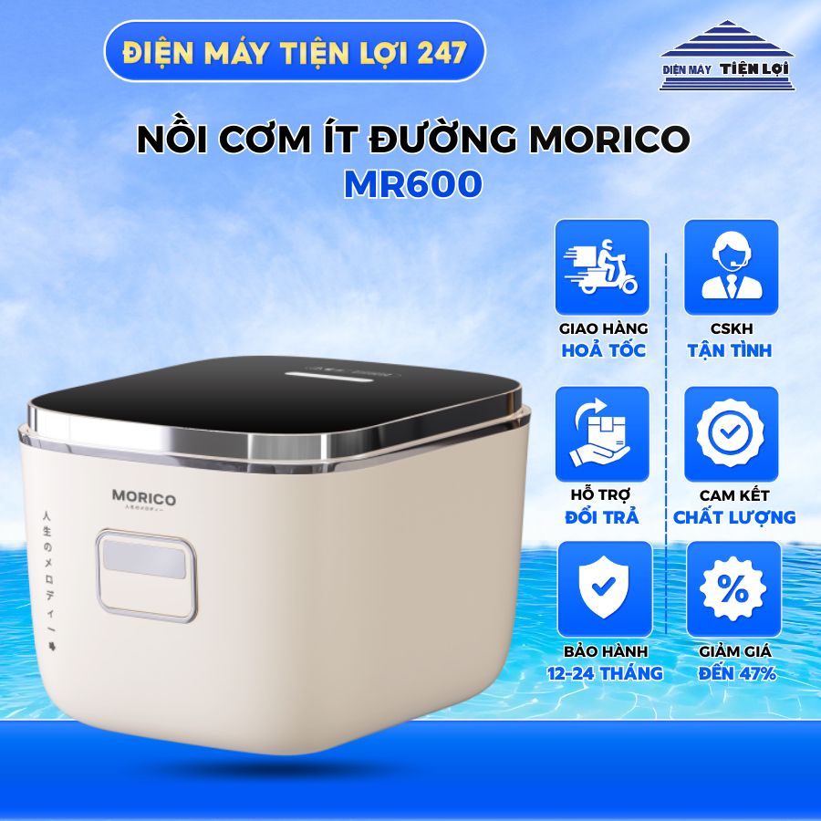 Nồi cơm ít đường MORICO MR600