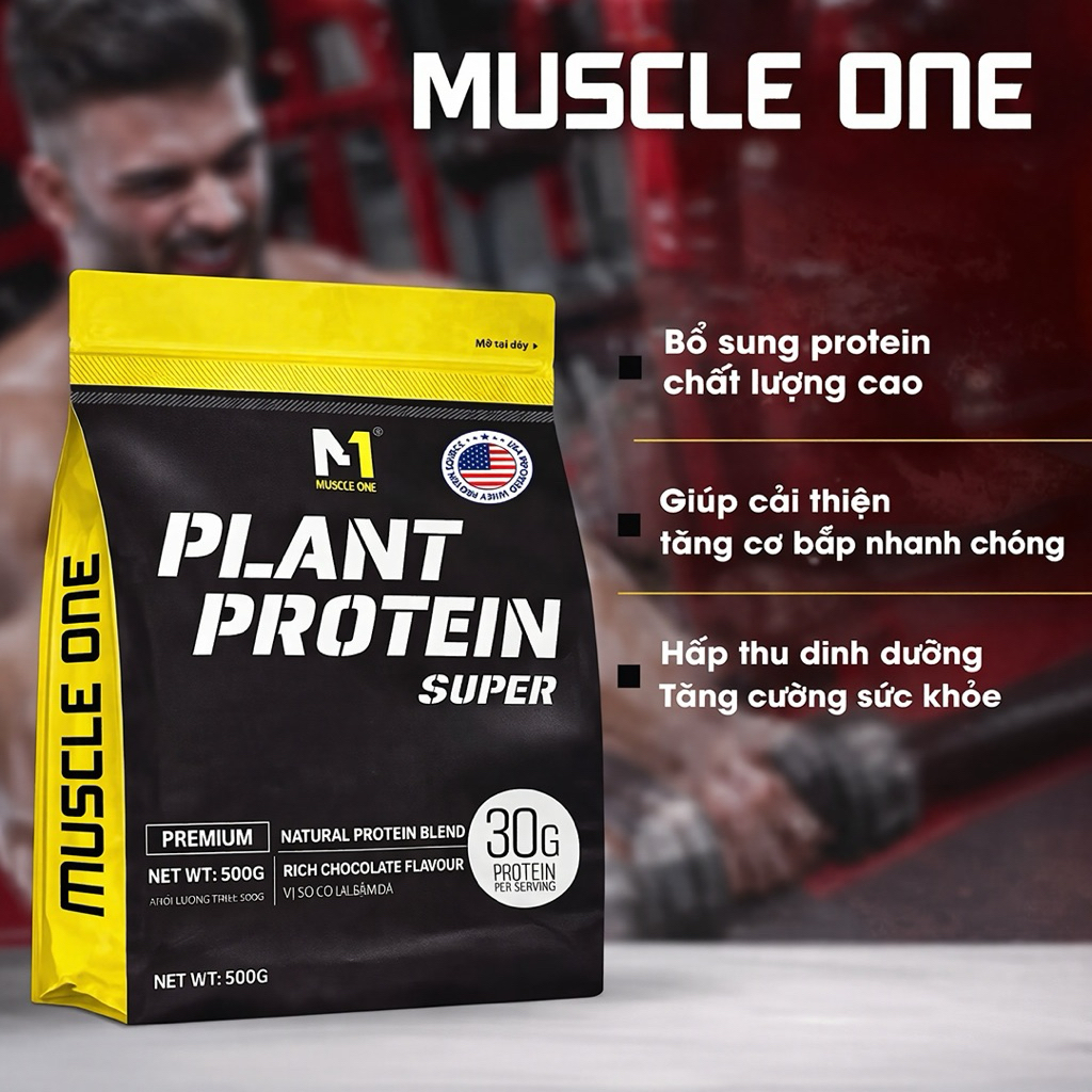 Bột Thực Vật Plan Protein Super M1 ( 30G Protein/ Serving )
