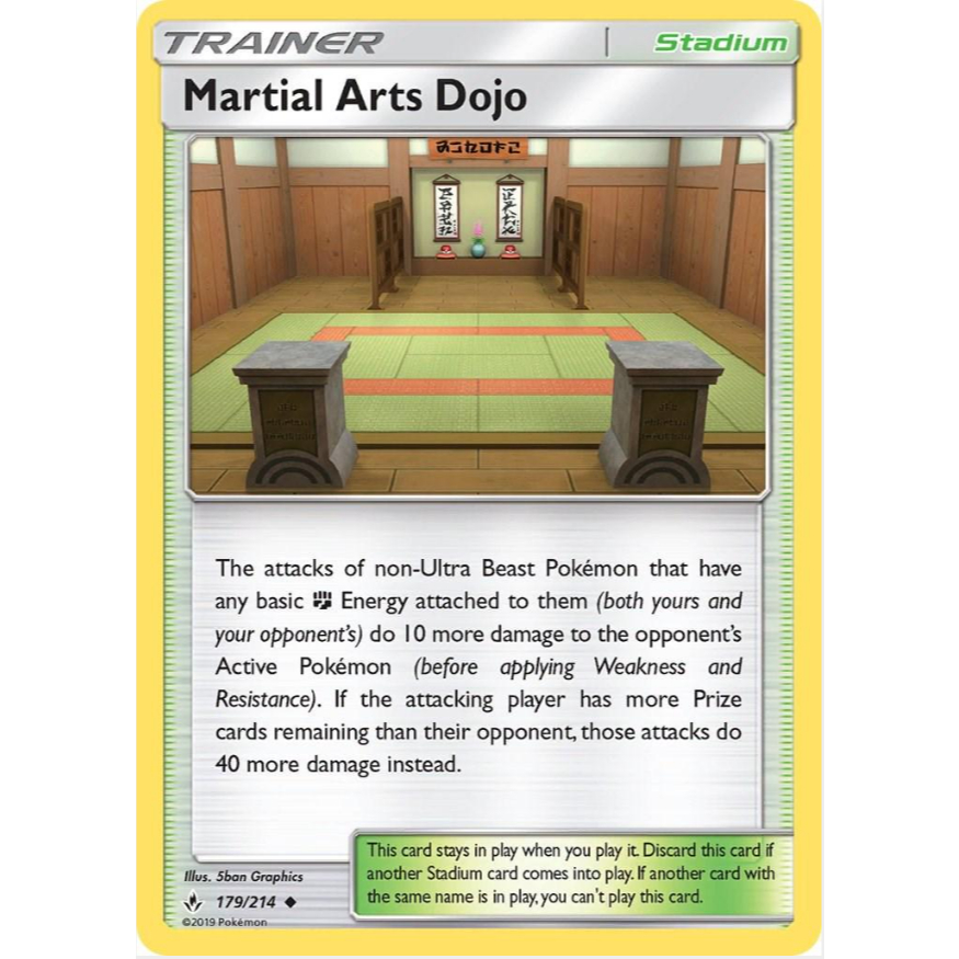 [Thẻ bài Pokemon TCG] Martial Arts Dojo - 179/214