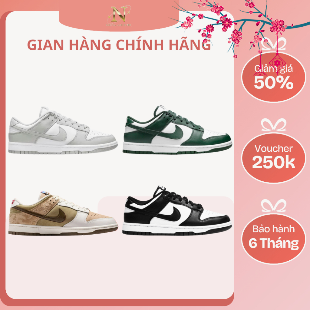 [HÀNG CHÍNH HÃNG] Giày SB Dunk Low Basic AUTHENTIC. Giày Sneaker SB Dunk Cổ Thấp Nam Nữ