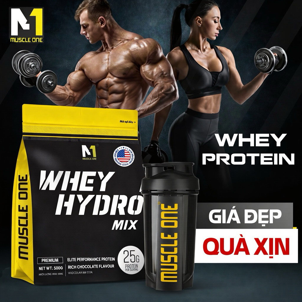 Whey Hydro Mix 500G ( 25G Protein/ Serving )