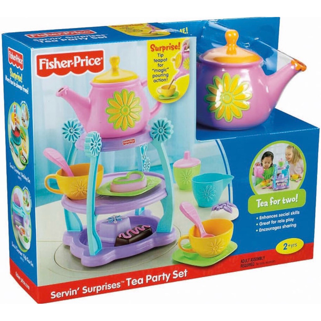 Set đồ chơi tiệc trà Fisher-Price Servin' Surprises