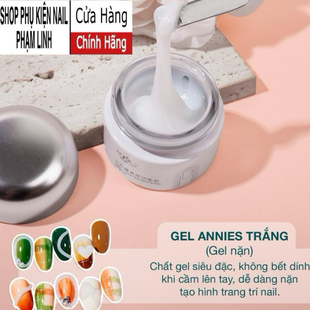 Gel nặn Annies không bết dính 20g. gel Nặn Trong. Gel Nặng Trắng