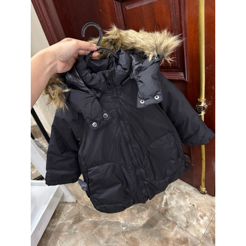 Áo Parka Lông Vũ Nam Đen ZA