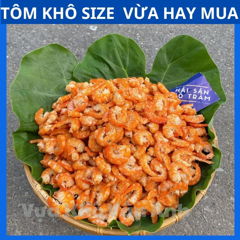 Tôm Khô Cỡ Trung, Tôm Khô Size Vừa, Tôm Biển Khô, Tôm Nõn , Tôm khô loại ngon