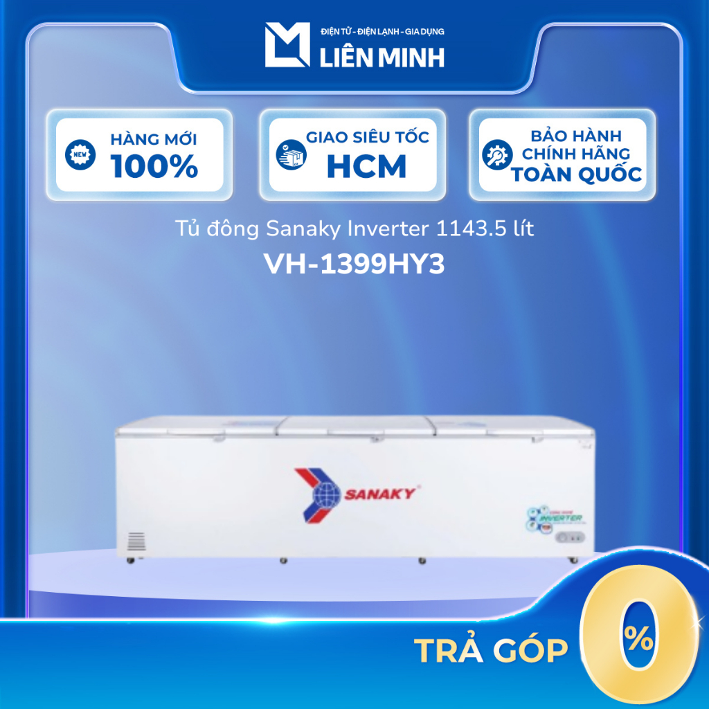 VH-1399HY3 - Tủ Đông SANAKY VH-1399HY3 - Bảo Hành Chính Hãng