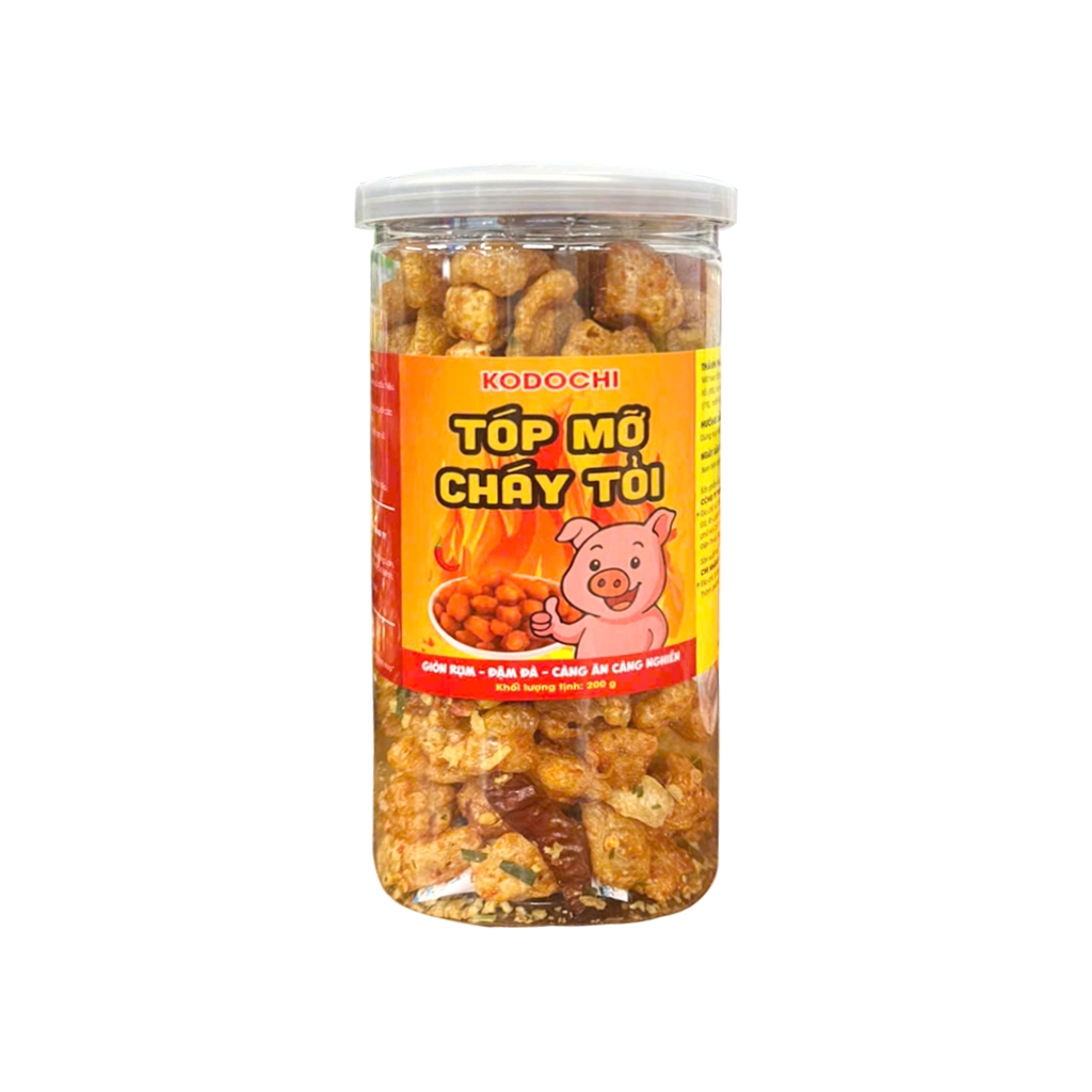 Tóp mỡ cháy tỏi Kodochi hũ 200g