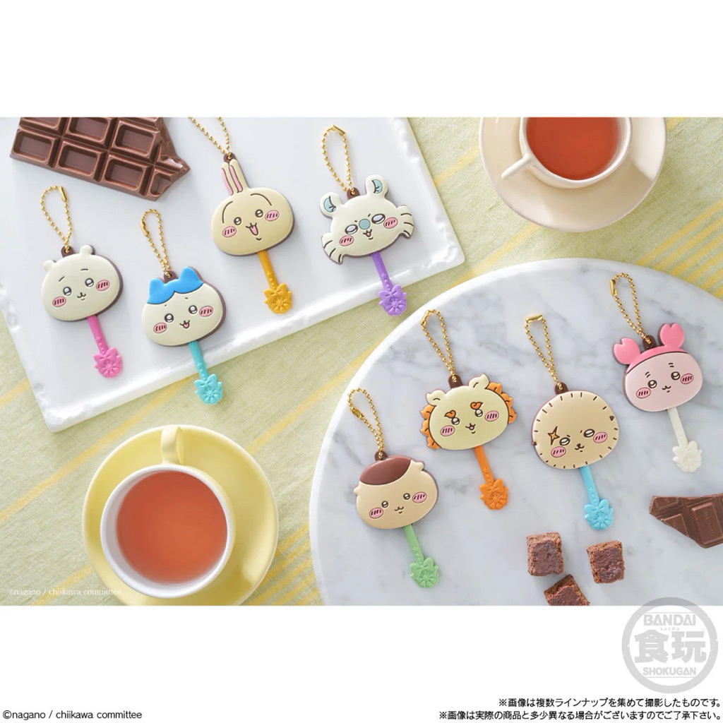 [Bandai] Móc khoá kẹo Chiikawa chính hãng | Chiikawa Lollipop Chocolate Charm | Móc khoá vỉ kẹo Chii