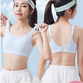áo bra 2 dây cotton modal mềm mại, đệm thông hơi liền áo học sinh, sinh viên(32-70kg) 1095