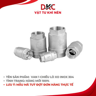 Van 1 chiều lò xo inox 304 - Van một chiều lò xo