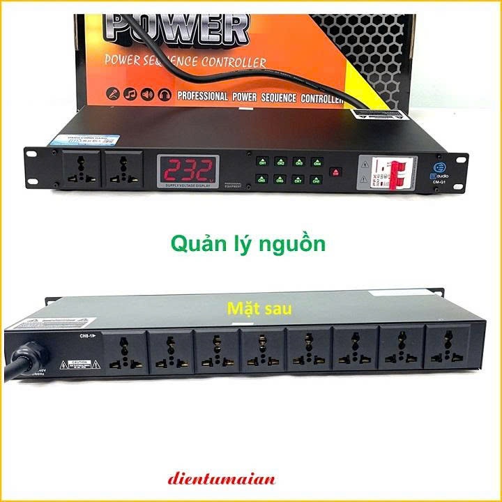 Quản Lý Nguồn DBX VS-900S có Lọc Nguồn, chống nhiễu - mẫu mới năm 2026, BH 1 năm