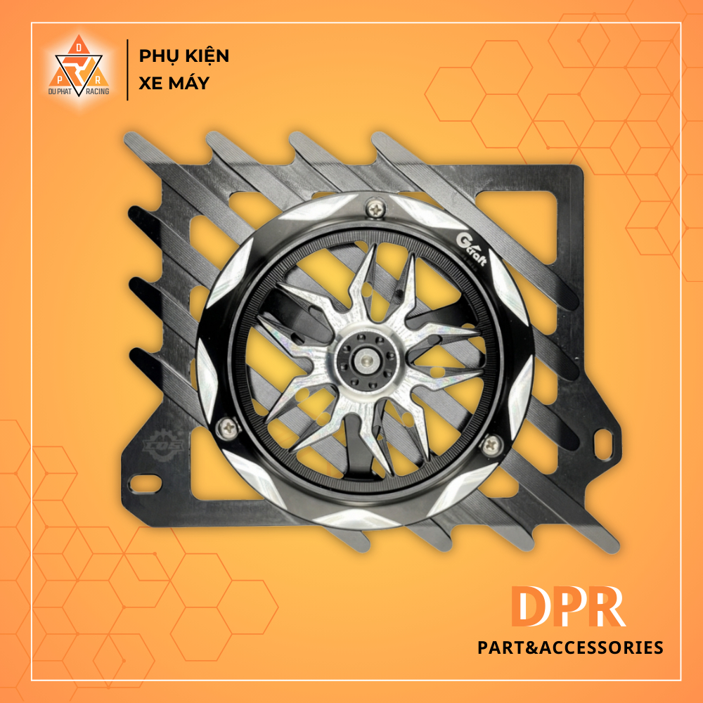 [ G-CRAFT ] COMBO CHE KÉT NƯỚC NVX VÀ QUẠT GIÓ CNC HÃNG GCRAFT DÀNH CHO XE NVX V1, V2, V3