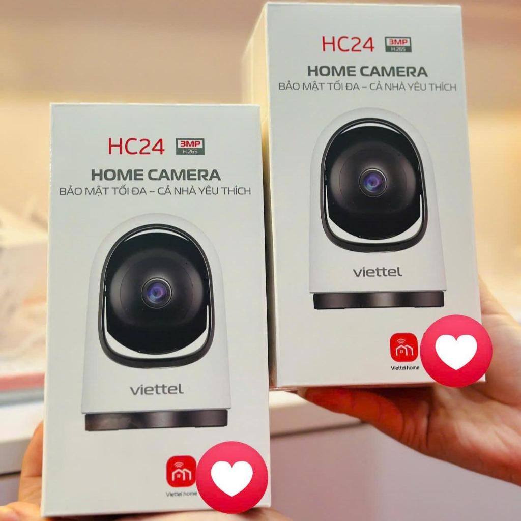 Viettel Camera HC24 360 Độ Độ Phân Giải 2K Hỗ Trợ Thẻ Nhớ 256GB Kết Nối Wi-Fi 2.4GHz