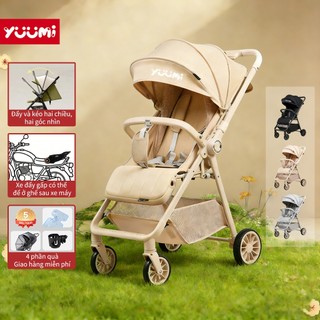 Xe Đẩy Cho Bé YUUMI Xe Đẩy 2 Chiều-Nhẹ Giảm Xóc Xe Đẩy Cho Bé-Có Thể Gập Lại-Có Thể Ngồi Hoặc Nằm-Y3+