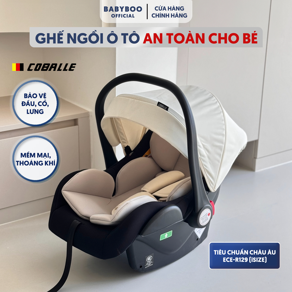 Ghế Ngồi Ô Tô Coballe Kiêm Nôi Ngồi Cho Bé Từ Sơ Sinh Đến 12 Tháng Tuổi