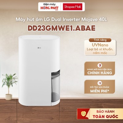 DD23GMWE1.ABAE Máy Hút Ẩm LG Dual Inverter Mojave 40L DD23GMWE1 [GIAO TOÀN QUỐC]