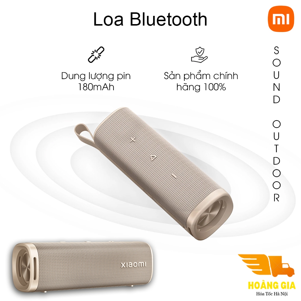 Loa Bluetooth Xiaomi Sound Outdoor 30w Bass Mạnh Mẽ - Loa Bluetooth Bass Mạnh Xiaomi Kháng Nước IP67