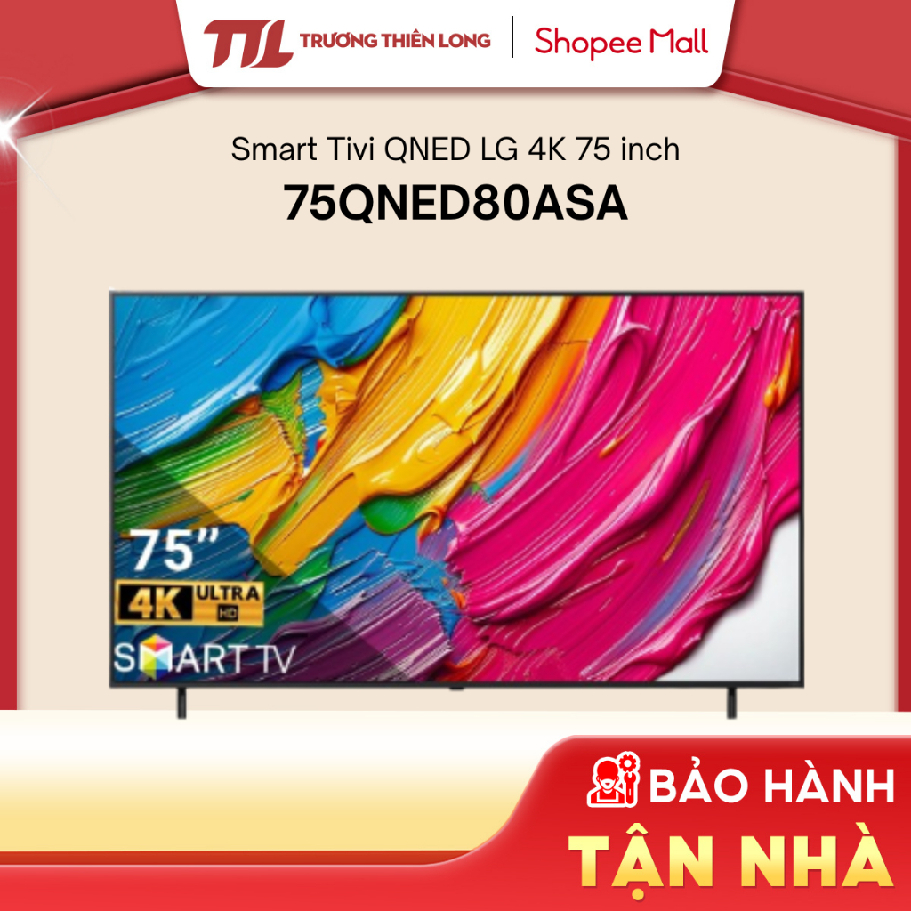 75QNED80ASA - Smart Tivi LG QNED AI 4K 75 Inch 75QNED80ASA [FREESHIP HCM]