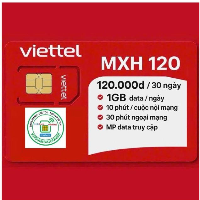 [HOT] VIETTEL MXH120 – DÀNH CHO NGƯỜI DÙNG MẠNG XÃ HỘI