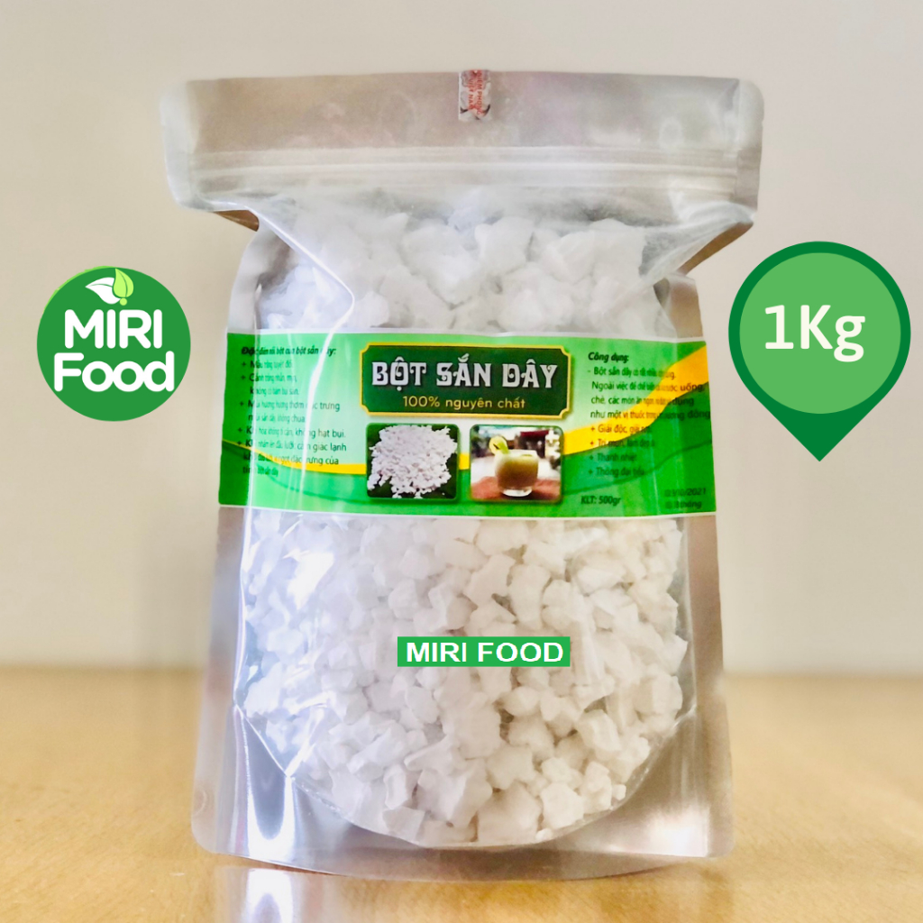 Túi/Hộp 1Kg, 500g Bột sắn dây nguyên chất - MIRI Food