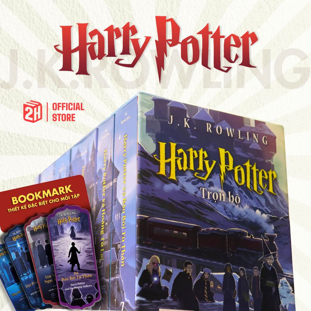 Boxset Harry Potter Trọn bộ 7 Tập, truyện Harry Potter, dịch giả Lý Lan - 2H Books
