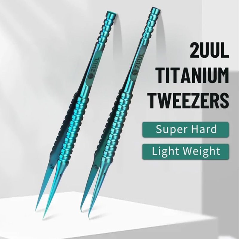 Panh nhíp titan 2UUL (đầu thẳng, đầu cong) XANH LÁ