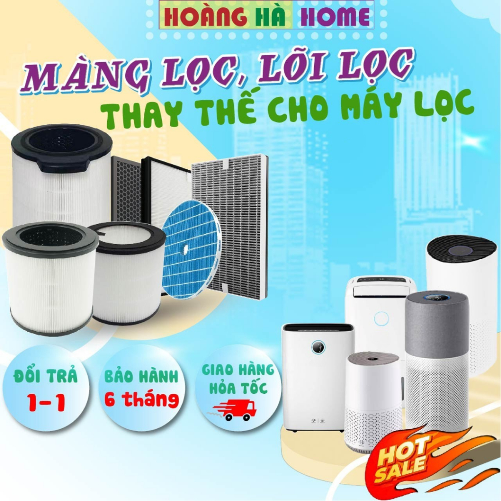 Lõi lọc không khí HOÀNG HÀ HOME dùng cho máy lọc không khí AC0650 AC0950 AC0820 AC0850 AC1215 AC1212
