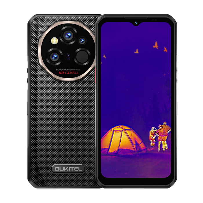 OUKITEL WP55 Ultra 5G Android 15, chụp ảnh nhiệt, chip Dimensity7025, bộ nhớ trong 44GB + 512GB, pin