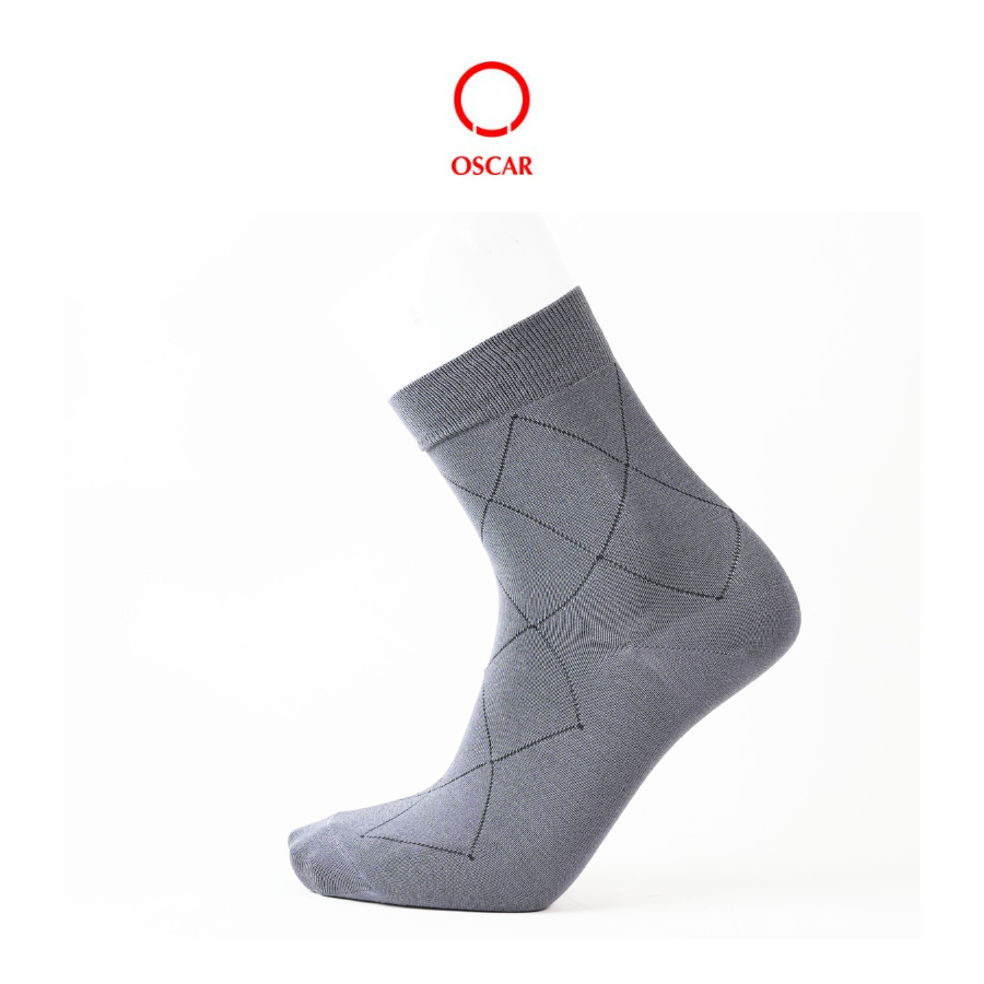 [New] Vớ nam Oscar cổ trung, chất liệu modal cao cấp, họa tiết đặc sắc 067