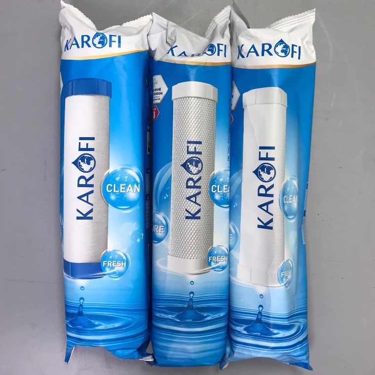 Bộ Lõi Lọc Nước Karofi Số 1+2+3