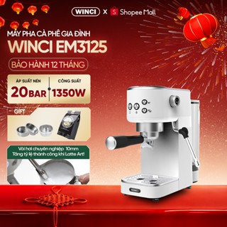 [Bao Gồm VAT] Máy pha cà phê tự động Espresso Winci EM3125, Bảo hành 1 năm
