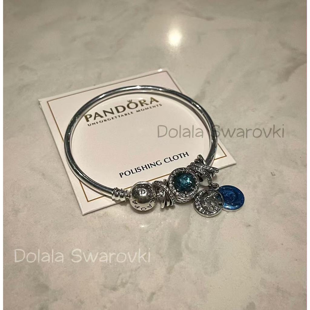 [Chính hãng] Vòng tay Pandora mix sẵn charm - Full box - Ảnh thật