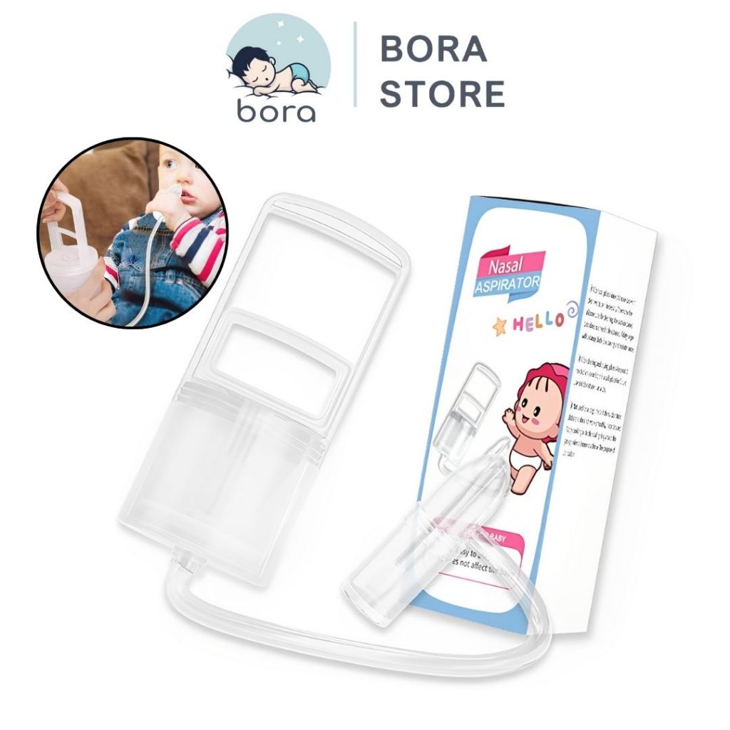 Dụng cụ hút mũi kéo tay thế hệ mới chất liệu nhựa nguyên sinh, lực hút mạnh an toàn cho bé