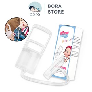 Dụng cụ hút mũi kéo tay thế hệ mới chất liệu nhựa nguyên sinh, lực hút mạnh an toàn cho bé