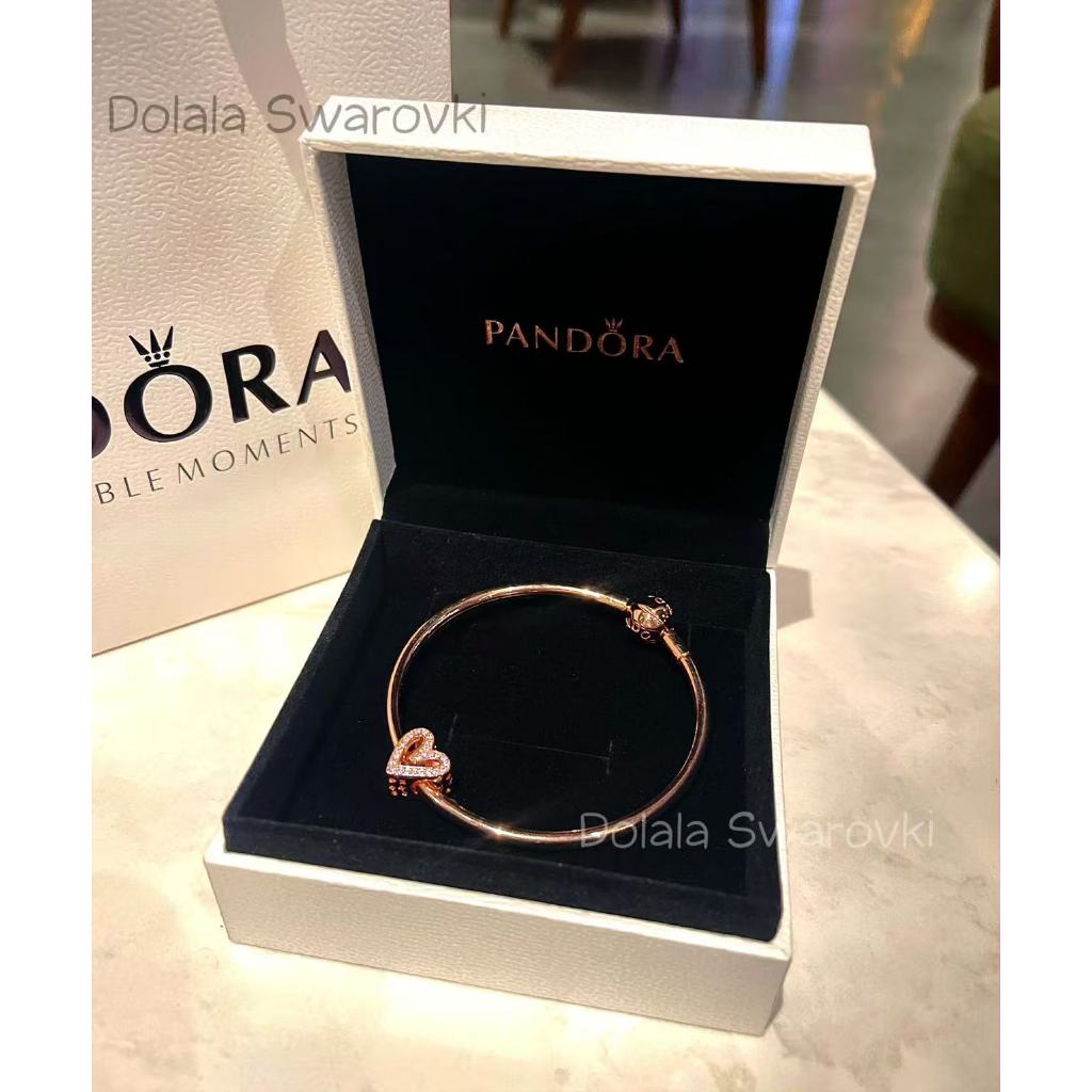 [Chính hãng] Vòng tay Pandora mix sẵn charm - Full box - Ảnh thật