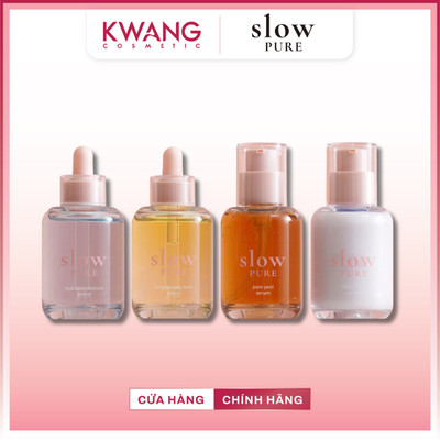 Serum Dưỡng Da Trắng Mịn Slowpure Brightening Tone/Lifting Firm/Hydration Texture/Pore Peel Serum 50ML