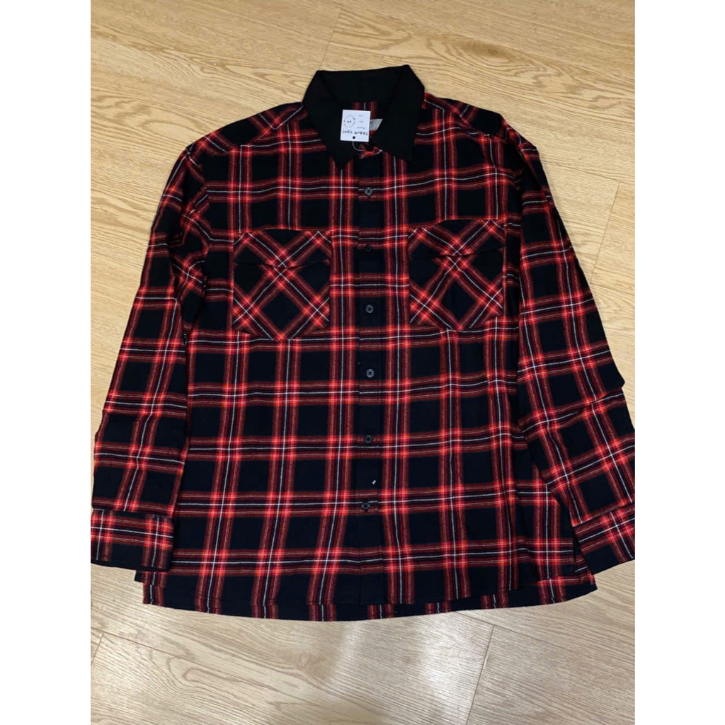 Sơ Mi Caro Local Brand Hàn 8Seconds - Chất Flannel Dày Dặn