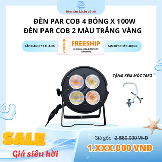 Đèn parled Cob 400w vàng nắng ( Đèn pha sân khấu)