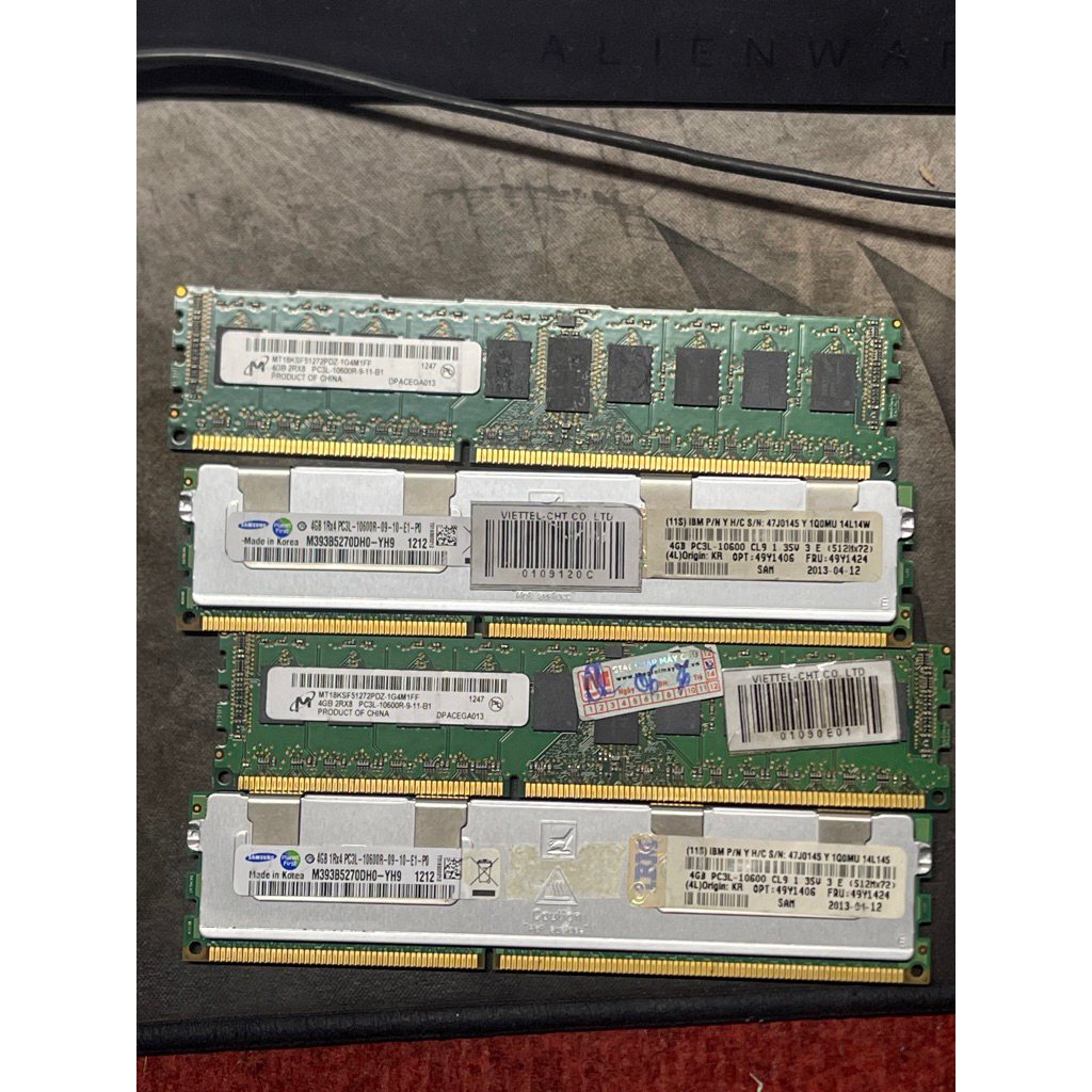 Ram 4Gb Pc3l server ecc cho main xeon x58 x79