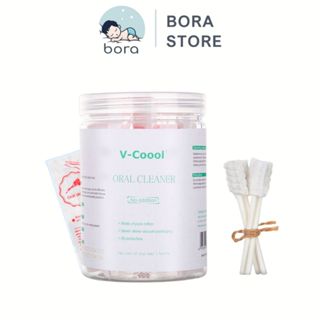 Que tưa lưỡi, rơ lưỡi V-coool, hộp 30 que