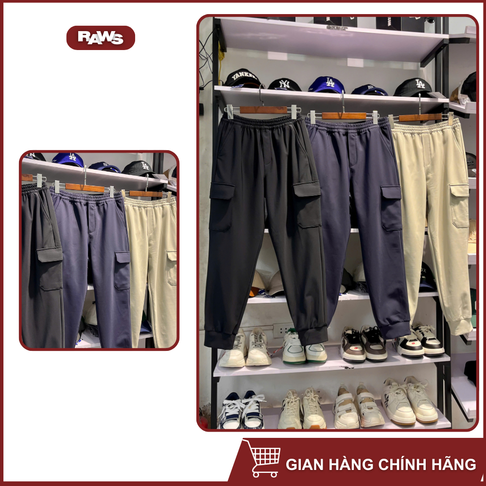 Quần Gió Cargo Lót Lông Eddie Bauer Raws 3 Màu Be Xanh Đen