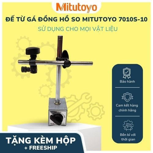 [CHÍNH HÃNG] Đế từ gá đồng hồ so Mitutoyo 7010S-10 - Nhập khẩu chính hãng Nhật Bản