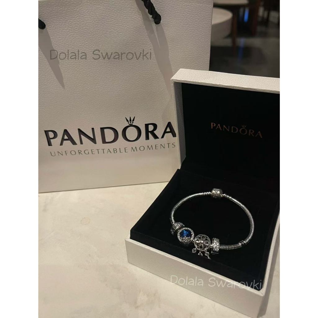 [Chính hãng] Vòng tay Pandora mix sẵn charm - Full box - Ảnh thật