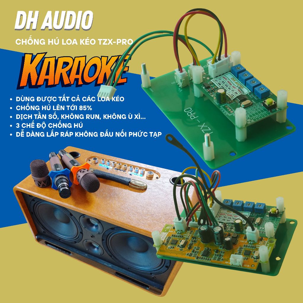 BO CHỐNG HÚ LÊN 90% LOA XÁCH TAY DÙNG MẠCH K10,K16,K18...[HÀNG XỊN]